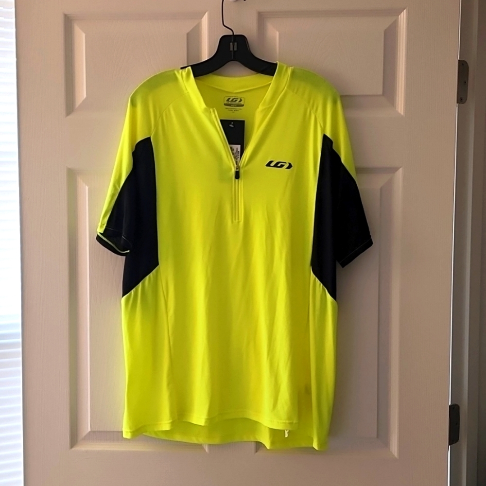 Garneau biking  men's connection ss jersey yellow xl